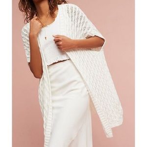 Mo:Vint Anthropologie Open Knit Cardigan